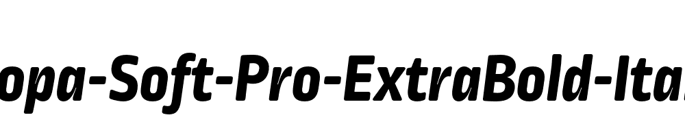 Ropa-Soft-Pro-ExtraBold-Italic