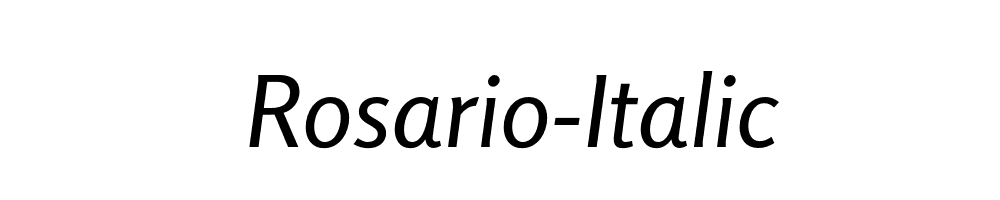 Rosario-Italic