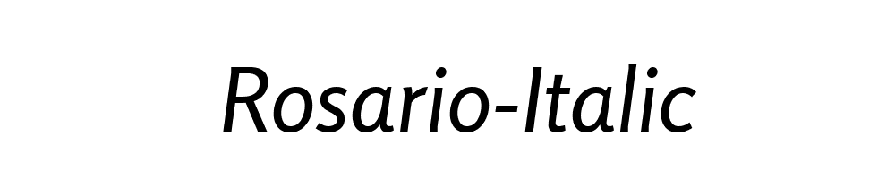 Rosario-Italic