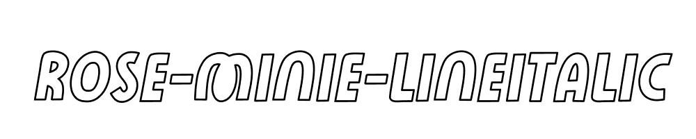 Rose-Minie-LineItalic