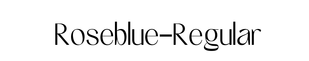 Roseblue-Regular