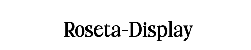 Roseta-Display