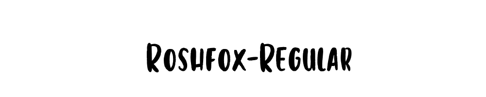 Roshfox-Regular