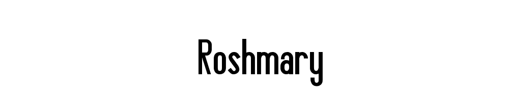 Roshmary