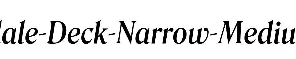 Roslindale-Deck-Narrow-Medium-Italic