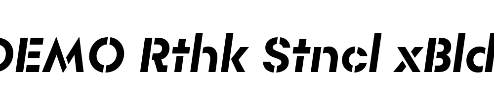 FSP DEMO Rthk Stncl xBld Italic