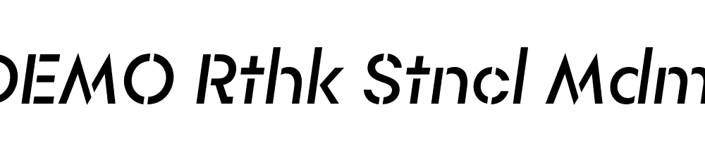 FSP DEMO Rthk Stncl Mdm Italic