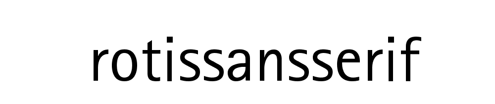 Rotissansserif