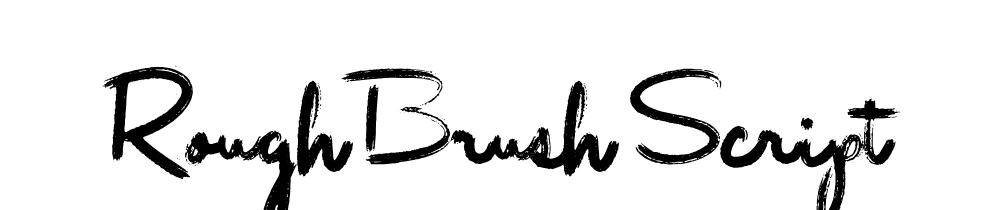 Rough Brush Script