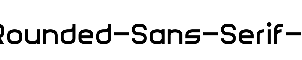 Rounded-Sans-Serif-7