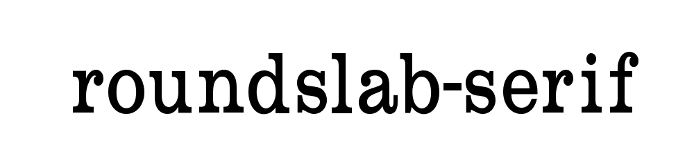 Roundslab Serif