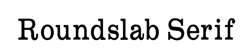 Roundslab Serif