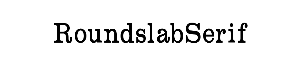 RoundslabSerif