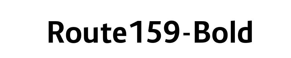 Route159-Bold