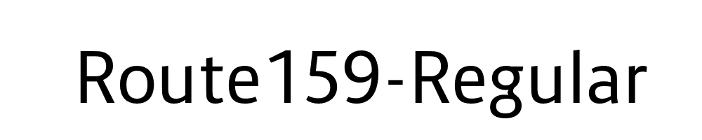 Route159-Regular