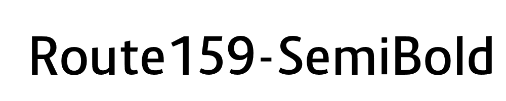 Route159-SemiBold