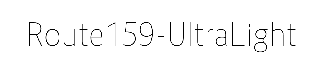 Route159-UltraLight