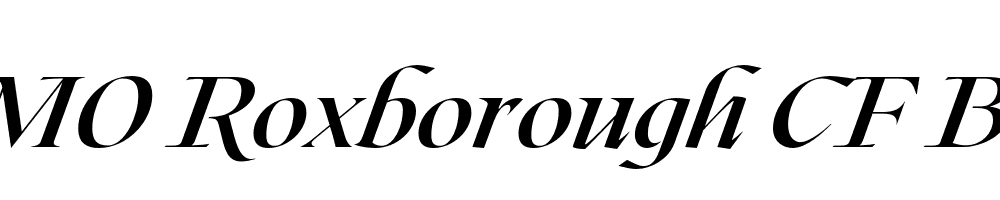 FSP DEMO Roxborough CF Bold Italic