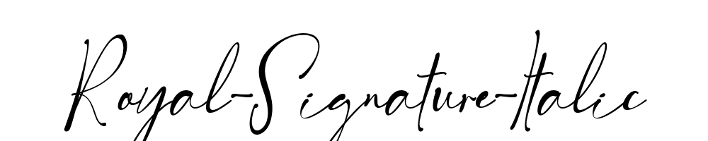 Royal-Signature-Italic