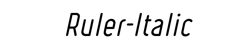 Ruler-Italic