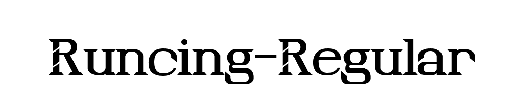 Runcing-Regular