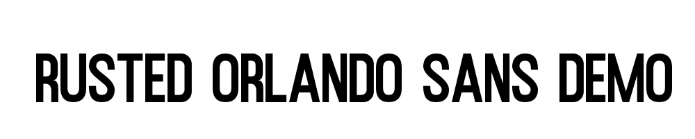 Rusted-Orlando-Sans-Demo