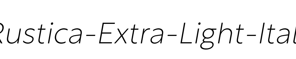 Rustica-Extra-Light-Italic