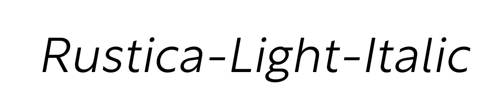 Rustica-Light-Italic