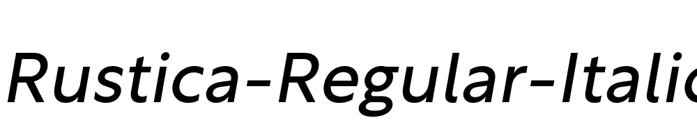 Rustica-Regular-Italic