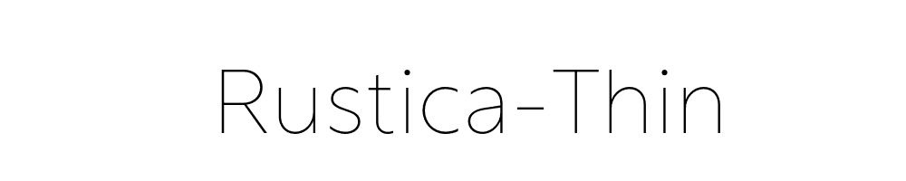 Rustica-Thin