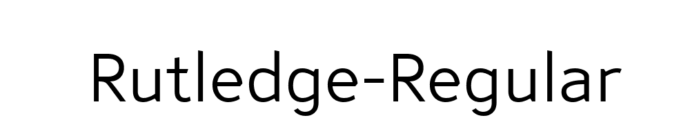 Rutledge-Regular