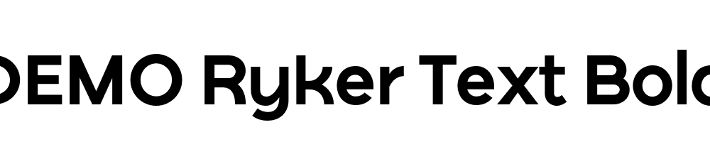 FSP DEMO Ryker Text Bold Bold