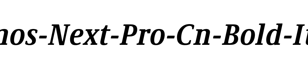 Demos-Next-Pro-Cn-Bold-Italic