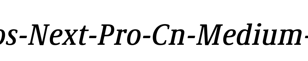 Demos-Next-Pro-Cn-Medium-Italic