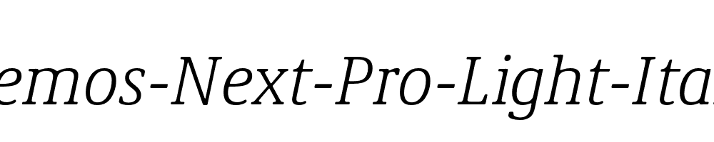 Demos-Next-Pro-Light-Italic