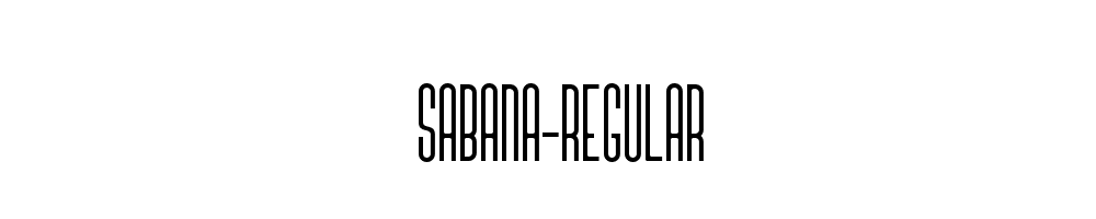 sabana-Regular