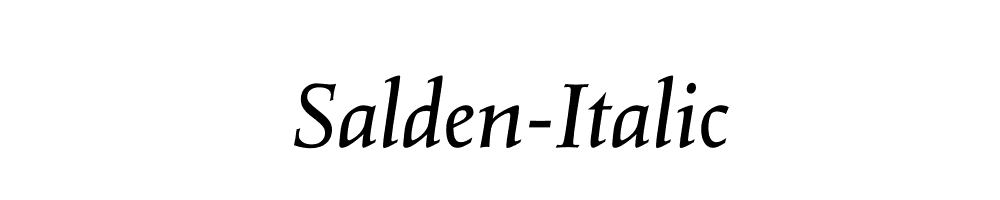 Salden-Italic