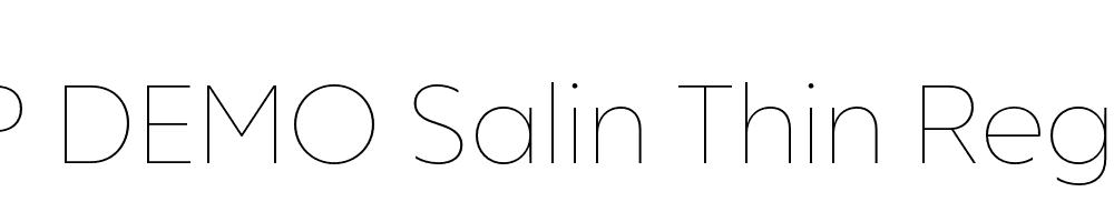 FSP DEMO Salin Thin Regular