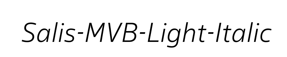 Salis-MVB-Light-Italic