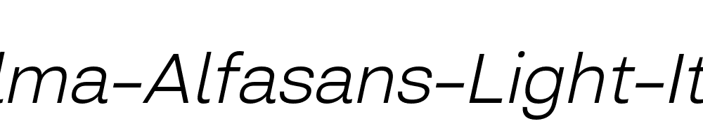 Salma-Alfasans-Light-Italic