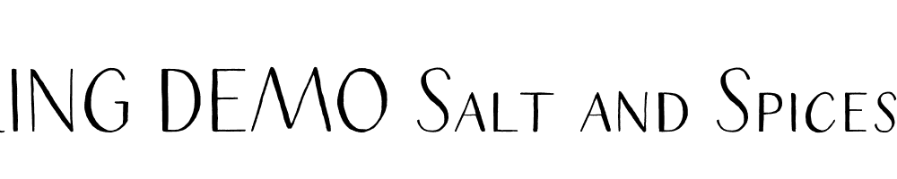  DEMO Salt and Spices Pro SC SC