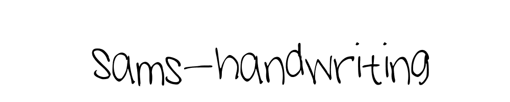 Sams-handwriting