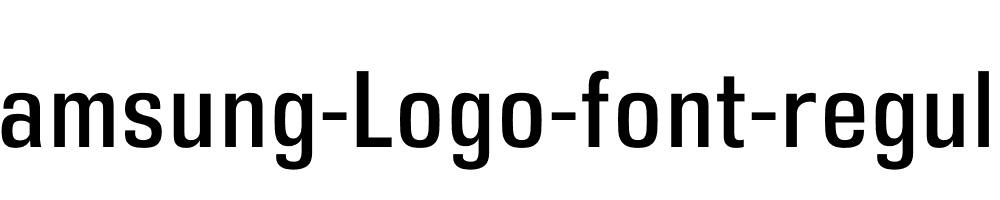 Samsung-Logo-font-regular