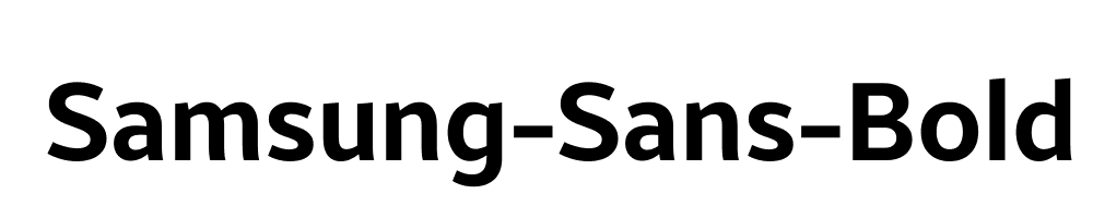 Samsung-Sans-Bold