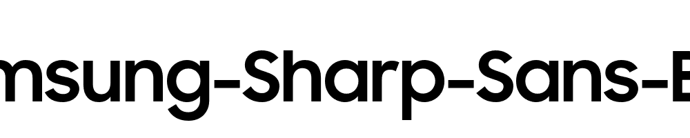 Samsung-Sharp-Sans-Bold