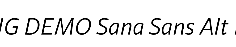  DEMO Sana Sans Alt Italic Regular