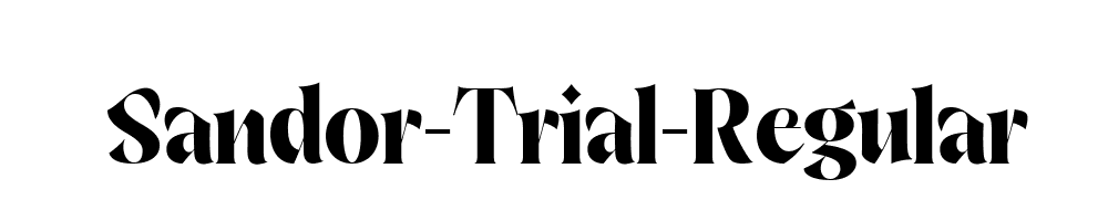 Sandor-Trial-Regular