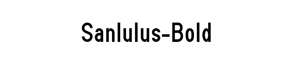 Sanlulus-Bold