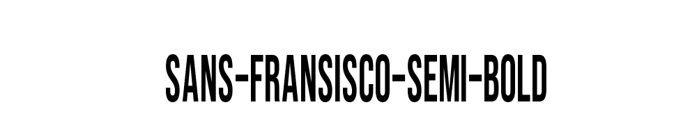 Sans-Fransisco-Semi-Bold