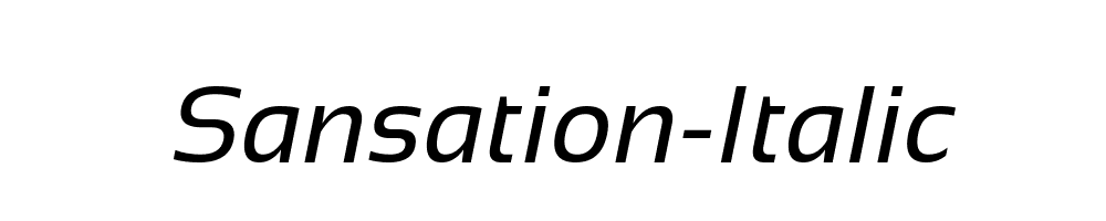 Sansation-Italic